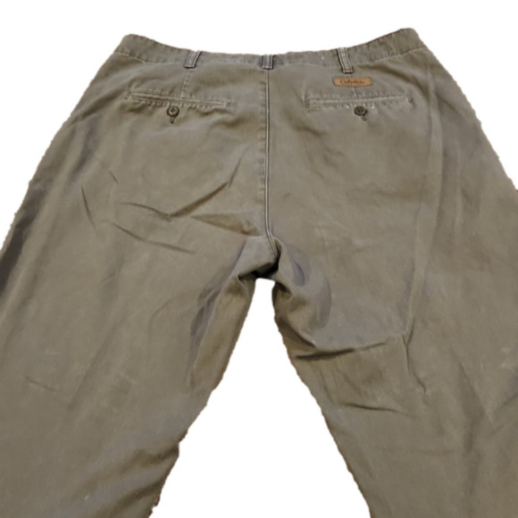 Cabela's Casuals Olive Green 36×30 Aged Khakis Pants - Picture 4 of 9